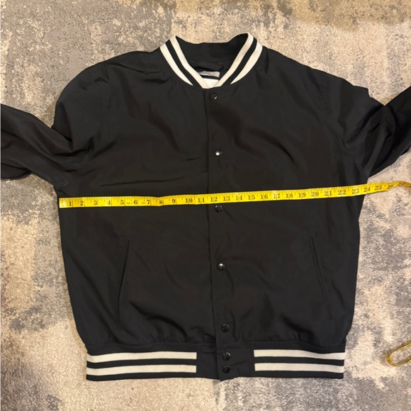 Goodfellow & Co Black Varsity Bomber Jacket - Picture 5 of 6